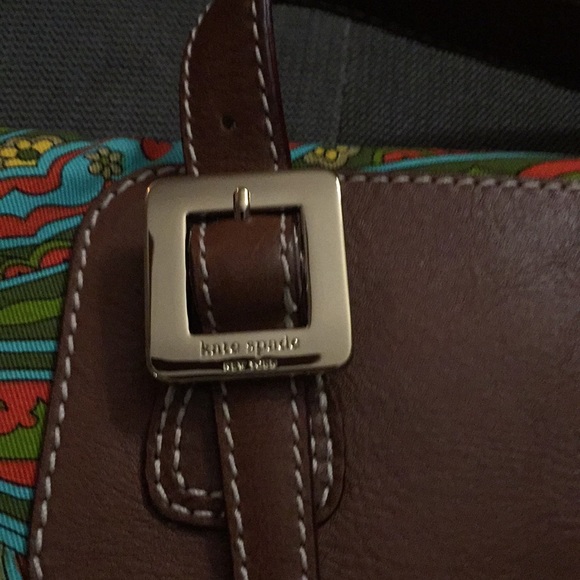 Kate Spade paisley shoulder bag gently worn - Picture 5 of 8